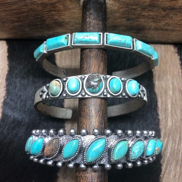 Jewelry - 💠 Natural Stone Cuff Bracelet Fashion Jewelry